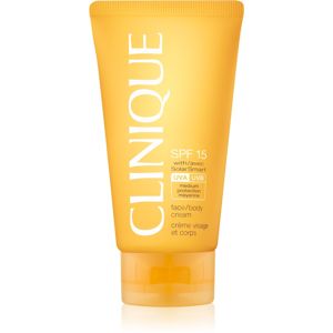 Clinique Sun SPF 15 Face/Body Cream krém na opalování SPF 15 150 ml