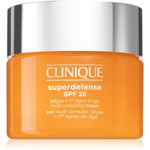 Clinique Superdefense™ SPF 25 Fatigue + 1st Signs Of Age Multi-Correcting Cream krém proti prvním známkám stárnutí pro suchou a smíšenou pleť SPF 25 3