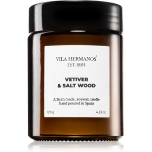 Vila Hermanos Apothecary Vetiver & Salt Wood vonná svíčka 120 g