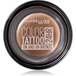 Maybelline Color Tattoo gelové oční stíny odstín 35 On And On Bronze 4 g