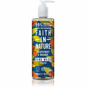 Faith In Nature Grapefruit & Orange přírodní tekuté mýdlo na ruce 400 ml