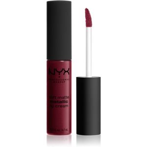 NYX Professional Makeup Soft Matte Metallic Lip Cream tekutá rtěnka s metalicky matným finišem odstín 02 Copenhagen 6.7 ml
