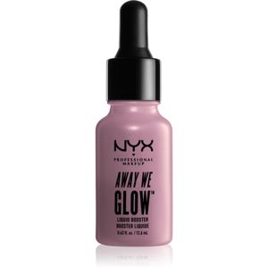 NYX Professional Makeup Away We Glow tekutý rozjasňovač s kapátkem odstín 03 Snatched 12,6 ml