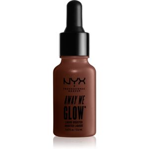NYX Professional Makeup Away We Glow tekutý rozjasňovač s kapátkem odstín 04 Untamed 12.6 ml
