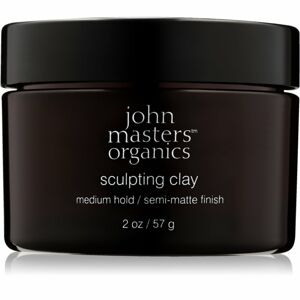 John Masters Organics Sculpting Clay Medium Hold modelovací hlína pro matný vzhled 57 g