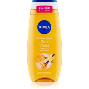 Nivea Zen Vibes pečující sprchový gel Geranium & Vanilla 250 ml