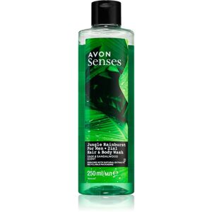 Avon Senses Jungle Rainburst sprchový gel a šampon 2 v 1 250 ml