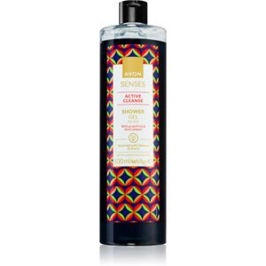 Avon Senses Active Cleanse povzbuzující sprchový gel 500 ml