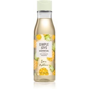 Oriflame Love Nature Simple Joys energizující sprchový gel Organic Pineapple 250 ml