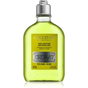 L’Occitane Men Cedrat sprchový gel na tělo a vlasy 250 ml