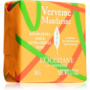 L’Occitane Verveine Mandarine Extra-Gentle Soap tuhé mýdlo s parfemací 50 g