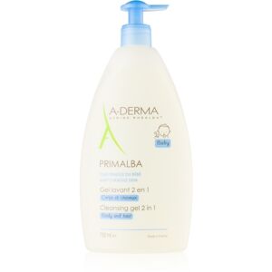 A-Derma Primalba Baby mycí gel na tělo a vlasy pro děti 750 ml