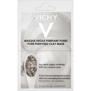 Vichy Mineral Masks čisticí jílová pleťová maska malé balení 2 x 6 ml
