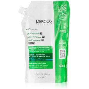 Vichy Dercos Anti-Dandruff šampon proti lupům pro normální až mastné vlasy náhradní náplň 500 ml