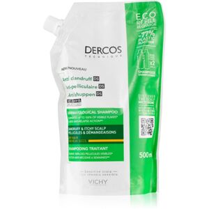 Vichy Dercos Anti-Dandruff šampon proti lupům pro suché vlasy náhradní náplň 500 ml