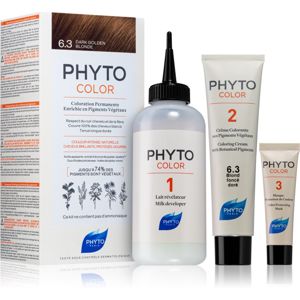 Phyto Color barva na vlasy bez amoniaku odstín 6.3 Dark Golden Blonde