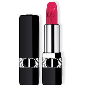 DIOR Rouge Dior dlouhotrvající rtěnka plnitelná odstín 766 Rose Harpers Satin 3,5 g
