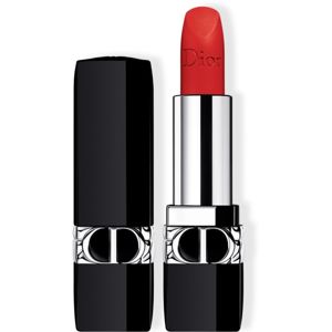 DIOR Rouge Dior dlouhotrvající rtěnka plnitelná odstín 888 Strong Red Matte 3,5 g