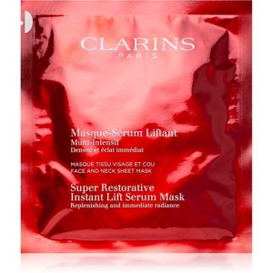 Clarins Super Restorative Instant Lift Serum Mask koncentrovaná omlazující maska na obličej 5x30 ml