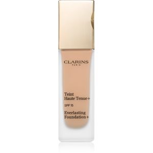 Clarins Everlasting Foundation+ dlouhotrvající tekutý make-up SPF 15 odstín 112 Amber 30 ml