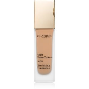 Clarins Everlasting Foundation+ dlouhotrvající tekutý make-up SPF 15 odstín 112,5 Caramel 30 ml