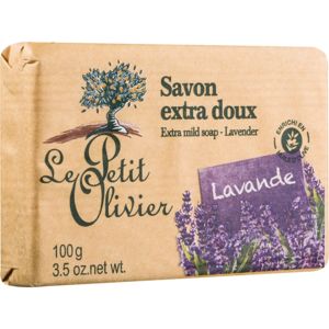 Le Petit Olivier Lavender extra jemné mýdlo 100 g