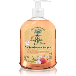 Le Petit Olivier Peach Blossom vyživující tekuté mýdlo 300 ml