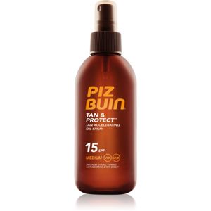 Piz Buin Tan & Protect ochranný olej urychlující opalování SPF 15 150 ml