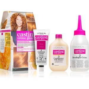 L’Oréal Paris Casting Creme Gloss barva na vlasy odstín 834 Golden Caramel