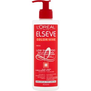 L’Oréal Paris Elseve Color-Vive Low Shampoo pečující mycí krém pro suché a barvené vlasy 400 ml
