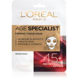 L’Oréal Paris Age Specialist 45+ textilní maska pro okamžité zpevnění a vyhlazení pleti