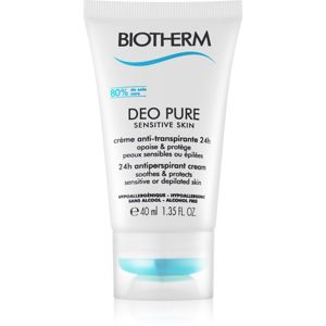 Biotherm Deo Pure Sensitive Skin krémový antiperspirant pro citlivou a depilovanou pokožku 40 ml