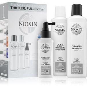 Nioxin System 1 Natural Hair Light Thinning dárková sada pro lámavé a namáhané vlasy