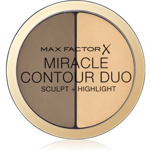 Max Factor Miracle Contour Duo krémový bronzer a rozjasňovač odstín Light/ Medium 8 g