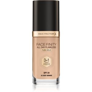 Max Factor Facefinity All Day Flawless make-up 3 v 1 odstín 82 Deep Bronze 30 ml