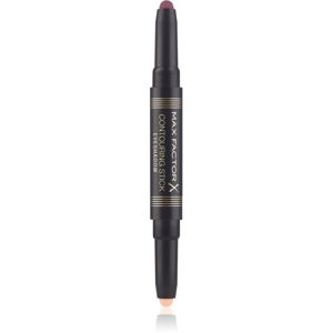 Max Factor Contouring Stick Eyeshadow krémové oční stíny v tužce odstín 03 Burgundy & Pink Sand