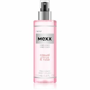 Mexx Whenever Wherever Casual Citrus & Rose osvěžující tělový sprej pro ženy 250 ml