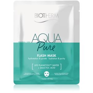 Biotherm Aqua Pure Super Concentrate plátýnková maska s hydratačním účinkem pro regeneraci pleti 35 g