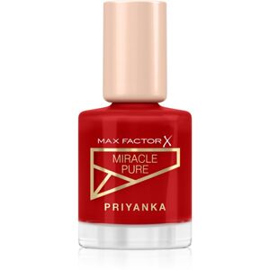 Max Factor x Priyanka Miracle Pure pečující lak na nehty odstín 360 Daring Cherry 12 ml