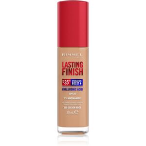 Rimmel Lasting Finish 35H Hydration Boost hydratační make-up SPF 20 odstín 210 Golden Beige 30 ml