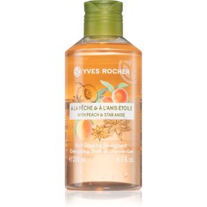 Yves Rocher Peach & Star Anise energizující sprchový gel 200 ml