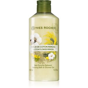 Yves Rocher Cotton Flower Mimosa sprchový gel 400 ml