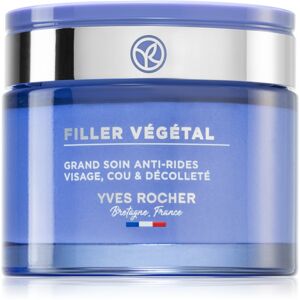 Yves Rocher Filler Végétal vyhlazující krém na obličej, krk a dekolt 50 ml