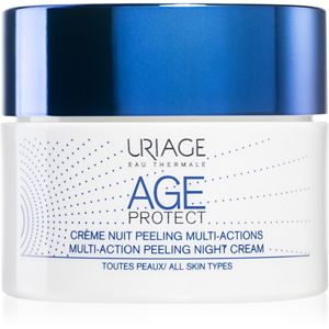 Uriage Age Protect Multi-Action Peeling Night Cream multiaktivní peelingový krém na noc 50 ml