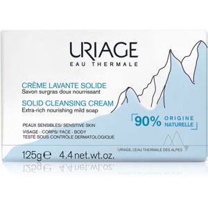 Uriage Hygiène Créme Lavante Solide jemný čisticí krém s termální vodou z francouzských Alp 125 g