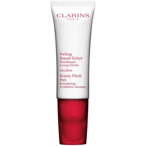 Clarins Beauty Flash Peel peeling pro vyhlazení a výživu pleti pro okamžité rozjasnění 50 ml