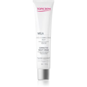 Topicrem MELA Corrective Night Cream noční korekční krém proti pigmentovým skvrnám 40 ml