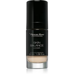 Pierre René Skin Balance Cover voděodolný tekutý make-up odstín 17 Soft Porcelain 30 ml