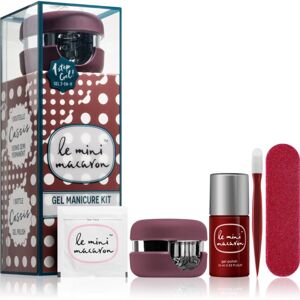 Le Mini Macaron Gel Manicure Kit Cassis sada V. (na nehty) pro ženy