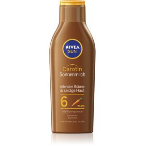Nivea Sun Tropical Bronze mléko na opalování s karotenem SPF 6 mix barev 200 ml